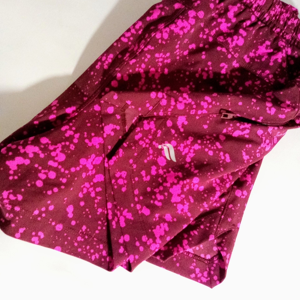 Fabletics Women's Athletic Shorts - Pink and Purple